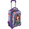 Scuola TROLLEY ZAINO Compatibile Con Santoro Gorjuss London Be kind to our planet ama il tuo pianeta + Omaggio portachiave paillettes + omaggio penna glitterata