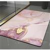 vicusse Diatomite Stone Bath Mat - Tappetino da bagno in pietra morbido e confortevole, estremamente assorbente, perfetto tappetino da bagno antiscivolo, adatto per diversi stili di casa, 40 x 60 cm,