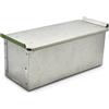 Erre4M Bacinella per Pan carré Antiaderente da 40x12x12(h.) cm in lamiera alluminata Professionale
