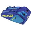 HEAD Core 9R Supercombo Borsa portaracchette, Unisex, Core 9R Supercombo, Blue/Yellow
