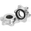 DONATIF 2 Ferma Dischi per bilanciere 25 mm, fermadischi a Vite per Dischi Palestra Coppia di blocca Dischi 25mm, Vite per Pesi per bilanciere in Acciaio (Acciaio, 28 mm)