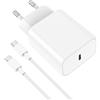 Jeenek Caricatore Rapido iPhone 16 15, [MFi Certificato] Caricabatterie iPhone Originale Apple con Cavo USB C 2M, Type C Cavetto Carica batteria per Apple iPhone 16 Pro Max/16 Pro/15 Plus/15 Pro/iPad Pro/Air