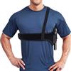 Goldmiky Fondina per Pistola Tattica Spalla in Neoprene Cinturino per Pistola Fondina per Cintura Fascia per la Pancia Cintura Nascosta, per Pistole compatte e compatte Unisex (40in, Sinistra)