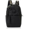 PLEIN SPORTS Big Backpack Boston, Handbag Donna, Nero/Oro
