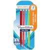 Paper Mate Non-Stop matita portamine | 0,7mm | HB n. 2 | colori fluo assortiti | confezione da 4