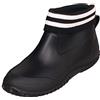 SMajong Stivali in Gomma Uomo Donna Impermeabili Scarpe da Giardinaggio Antiscivolo Scarpe da Pioggia Scarpe Gomma Stivali Caviglia Caldi Nero Rosso Cotone Taglia 38 EU (Suola 39)