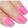 Bling Art Unghie finte Bling Art Rosa Matte 24 Squoval Medio Finte punte in acrilico con colla