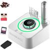 SUNORISE - Fresa per Unghie Professionale - 40000 Giri, LED Multicolor e USB - Lima Elettrica - 6 Punte 36 Cilindri - per Pedicure e Manicure - Nail Drill - Modello UV 601 - Bianco