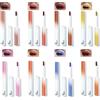 JasCherry 8 colori ombretti liquidi glitterato, JasCherry ombretto e eyeliner metallizzato luccicante, impermeabile a lunga durata, ombretto scintillante altamente pigmentato, regalo per donna