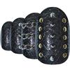 Bling Art Unghie finte Bling Art Nero Cristallo Ovale 24 Medio punte in acrilico con colla