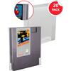 Link-e : 20 X Custodia Protettiva in Plastica Compatibile con la Cartuccia di Gioco per Console Nintendo NES