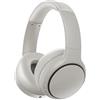 Panasonic RB-M500BE-C Cuffie Bluetooth, Senza Fili, Ricarica Rapida, Funzione XBS DEEP per Bassi Potenti e Nitidi, Fino a 30 ore di Riproduzione, Funzione Bass Reactor, Microfono Integrato, Crema