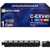 OGOUGUAN C-EXV49 Compatibile Cartuccia toner EXV49 NPG-67 GPR-53 Sostituzione per Canon IR C3320, C3320i, C3325i, C3330i, C3520i, C3525i, C3530i (1 ciano)