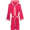 Carrara Voyage accappatoio con cappuccio in spugna di cotone, (IT, Testo, S, M, Regular, Regular, Corallo)