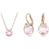 Swarovski Bella Collana & orecchini Collezione, dorato