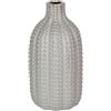 Romimex Vaso argento porcellana 13 x 25 x 13 cm