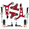 kW&HP KIT BRACCETTI OSCILLANTI RINFORZATI TRAPEZI INFERIORI + SUPERIORI RINFORZATI + TESTINE STERZO + AMMORTIZZATORI ANTERIORI, CUFFIE E TAMPONI COMPATIBILE CON TUTTI I MODELLI DI ALFA 147 156 GT