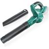 Psogpone Soffiatore a Batteria per Makita,Batteria 350W Soffiatore Foglie Elettrico,15000RPM Con Ugelli a 2,Velocità Aria Max Regolabile 150 MPH per Giardini,Marciapiedi e Vialetti(Senza Batteria)