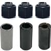 SMZhomeone Pinza e dado per router DW621 DW616 DW618, varie dimensioni 1/4 1/2 12 mm con manicotti riduttori, parti di ricambio in metallo nero