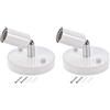 Generic XYWHPGV 180 Gradi E14 Portalampada Portalampada Lampada da soffitto Lampada da parete 100x20mm Bianco 2 pezzi(24d81 1170b a1f6a ce2f4 87ce0 0e6e4