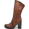 IF Fashion Scarpe Stivali Stivaletti Camperos da Donna Al Polpaccio Con Tacco Grosso MP315-1 marrone N.40