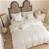 Morbuy Runner Letto Matrimoniale, Jacquard Lino di Cotone Corridore Letto, Morbido Sciarpa e Federa da Letto, Modern Alberghi Scarf Runner Decorazione (45x210 cm (corridori da Letto),Bianco)