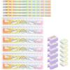 com-four® set da scrittura per bambini da 24 pezzi unicorno - materiale scolastico con matita, righello, temperino e gomma per 6 bambini - bomboniere cancelleria (24 pezzi - Unicorno)