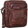 STILORD 'Ryan' Borsa a Tracolla in Pelle per Uomo | Piccola Borsa Vintage per iPad 9,7 Pollici | Borsa a Spalla in Vera Pelle, Colore:maraska - marrone scuro