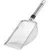 UTHCLO In Acciaio Inox Lettiera Scoop di Gatto Scoop Pet Lettiera Pala Substrato in Acciaio Inox Scoop Metallo Lettiera Scoop Gatto Giocattolo Snack Dispenser Metallo Sabbia Maglia