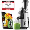 LEBENLANG Estrattore lento - Acciaio Inossidabile & Senza BPA I Estrattore Frutta e Verdura Estrattore Succo Centrifuga Frutta Verdura I Estrattore Succo a Freddo Estrattore Frutta e Verdura a Freddo