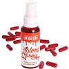 COM-FOUR® Set di sangue artificiale da 9 pezzi - Spray di sangue e capsule di sangue per Halloween - Travestimento da vampiro o zombie (Set di sangue finto da 17 pezzi)
