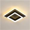 SENQIU Plafoniera LED Soffitto Moderna, 30W Lampada da Soffitto Quadrata