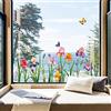 Pellicola per finestra privacy non adesiva smerigliata statica aggrappata casa ufficio pittura colorata 65 adesivi decorativi rivestimenti porta in vetro 42 x 65 cm