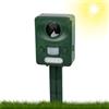 2LSG Repellente Gatti Ultrasonico 5 Modalità USB Dissuasori per Piccioni Esterno Solare Anti Roditori con Rilevatore di Movimento Impermeabile dissuasore per Piccioni, Uccelli, Cani, Gatti, Topi
