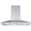 INFINITON ELECTRONICS Infiniton CMPP-64XBL, 400 m3/h, larghezza 60 cm, 3 livelli di potenza, 2 filtri in alluminio, luce LED, B, inox