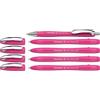 Schneider Slider 150265 - Penna a sfera Memo XB e Slider Rave XB (colore della cassa: rosa potente, inchiostro: blu), 4 + 1 pezzo