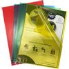 Exacompta 250 buste a L A4 PP goffrato riciclato 12/100 mm 4 colori