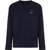 Armani Exchange Milan Edition, Maglione a Girocollo, Cielo Notturno, M Uomo