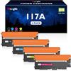 Meagiis 117A Cartucce Toner Compatibile per HP 117A per HP Color Laser MFP 178nw 179fnw 150nw 150a 178nwg 179fwg W2070A W2071A W2072A W2073A (1 Nero, 1 Ciano, 1 Magenta, 1 Giallo)