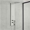 OGOMONDO Finitura- Cromo Lucido, CONFEZIONE 1 *** Colonna doccia 3 funzioni acciaio inox bocchetta idro lombare 20x50x110 cm