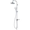 OGOMONDO Pezzi 1 *** Colonna doccia attrezzata 008 ottone cromato 2 funzioni soffione doccetta tonda