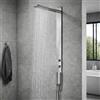 OGOMONDO Colonna doccia 011 ad incasso acciaio inox lucida 3 funzioni 2 bocchette idro lombari p50xl12xh140