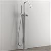 OGOMONDO Gruppo vasca rubinetto incasso pavimento vasche free standing ottone 002