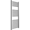 OGOMONDO Misure H1120xL450xI400 21 TUBI, Pezzi 1 *** Termoarredo cromato bagno in acciaio calorifero termosifone scaldasalviette