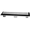 OGOMONDO Misure L585xH63>115 Mm, CONFEZIONE 1 *** Canale canaletta pavimento lineare scarico doccia acciaio inox lucido canalina
