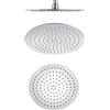 OGOMONDO Misure Diam. 300x2 Mm 131 Ugelli, CONFEZIONE 1 *** Soffione doccia tondo acciaio inox 2 mm spessore effetto pioggia varie misure bagno