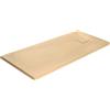 OGOMONDO Misure L140 x P80 x H4 cm, CONFEZIONE 1 *** Piatto doccia beige mineral marmo resina antiscivolo h4 cm