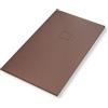 OGOMONDO Misure L120 x P70 x H4 cm, CONFEZIONE 1 *** Piatto doccia in mineral marmo resina antiscivolo cacao diverse misure