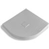 OGOMONDO Misure L80 x P80 x H4 cm, Tinta Bianco, CONFEZIONE 1 *** Piatto doccia mineral marmo resina curvo antiscivolo h4 cm