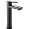 OGOMONDO CONFEZIONE 1 *** Miscelatore rubinetto africa per lavabo con bocca alta ottone nero opaco bagno